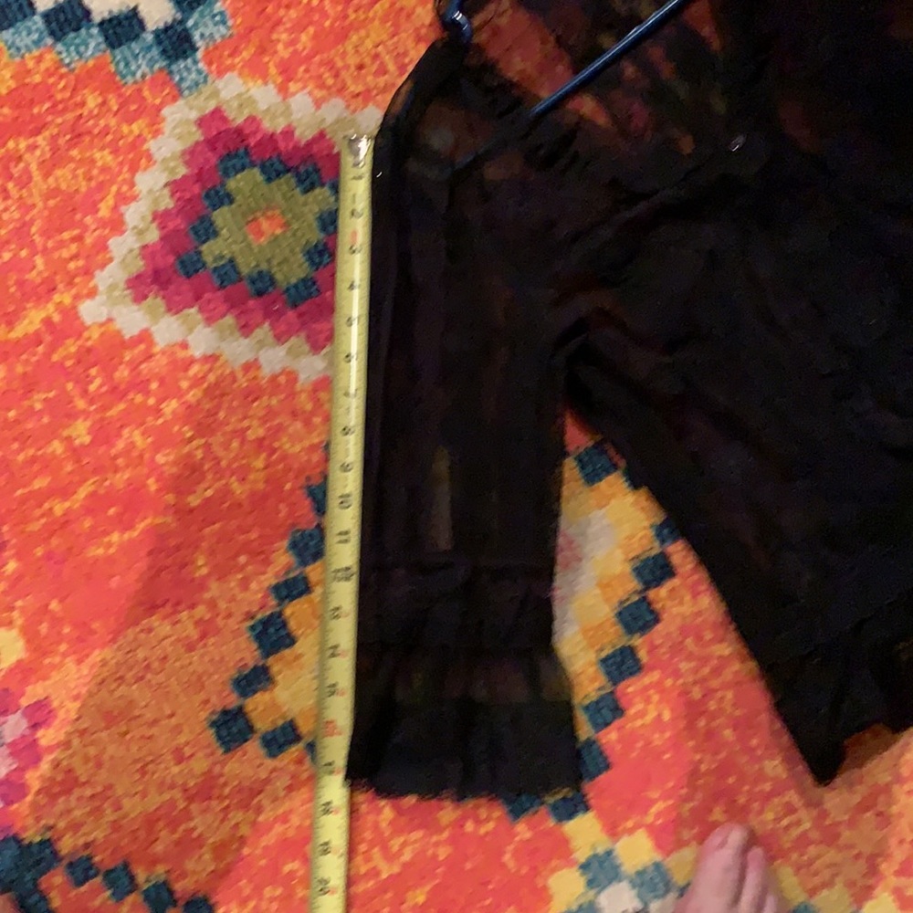 Coldwater Creek. Black See Through Lace. Size PMed - Picture 14 of 15